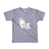 Snow Bunny Short Sleeve Kids T-Shirt