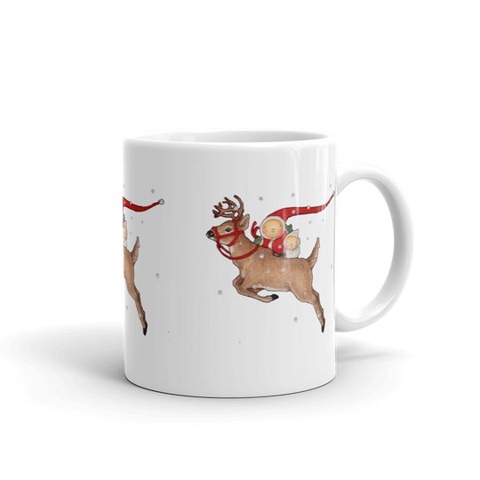 Reindeer Races Christmas Mug