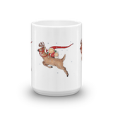 Reindeer Races Christmas Mug