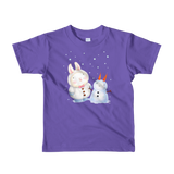 Snow Bunny Short Sleeve Kids T-Shirt