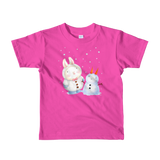 Snow Bunny Short Sleeve Kids T-Shirt