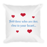 Deer Hearts Premium Christmas Throw Pillow