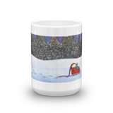 Sleighs and Snowflakes Christmas Mug