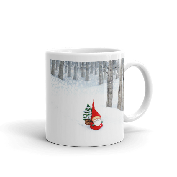 Through Snowy Woods Christmas Mug