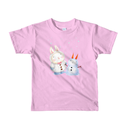 Snow Bunny Short Sleeve Kids T-Shirt