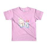 Snow Bunny Short Sleeve Kids T-Shirt