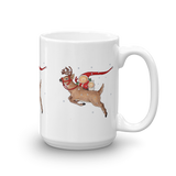 Reindeer Races Christmas Mug