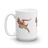 Reindeer Races Christmas Mug