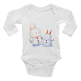 Snow Bunny Infant Long Sleeve Onesie